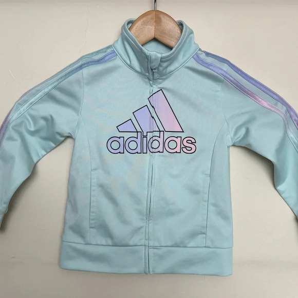 Kids’ Activewear Adidas Track Jacket Size Blue 3T - Picture 1 of 5